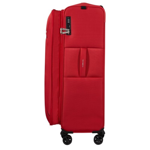 Samsonite 154781-1726 Base Breeze, Βαλίτσα Μεγάλη, Ύφασμα, ΑΤΑΝ, Κόκκινο