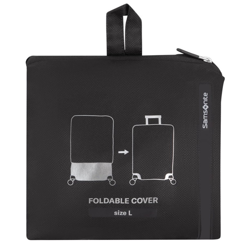 Samsonite 155586-1041 Revolution, Κάλυμμα Βαλίτσας, Ύφασμα, Μαύρο