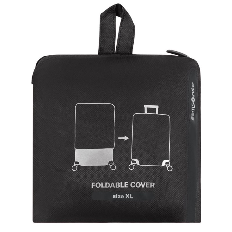 Samsonite 155588-1041 Revolution, Κάλυμμα Βαλίτσας, Ύφασμα, Μαύρο