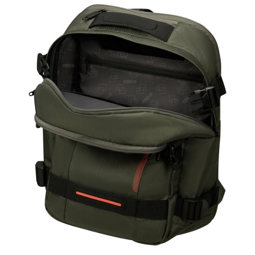 American Tourister 155703-3457 Urban Track, Σακίδιο Πλάτης, Ύφασμα, Χακί