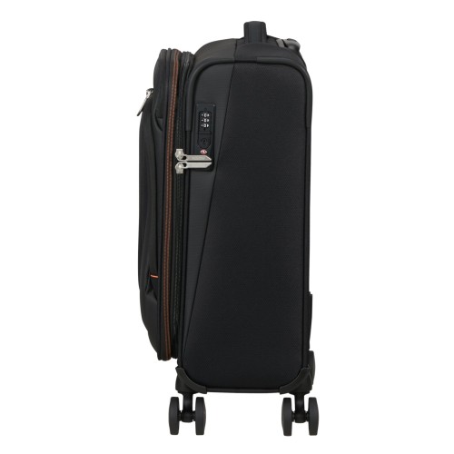 American Tourister 158076-0614 Wanderlite, Βαλίτσα Μικρή/Καμπίνας, Ύφασμα, Μαύρο