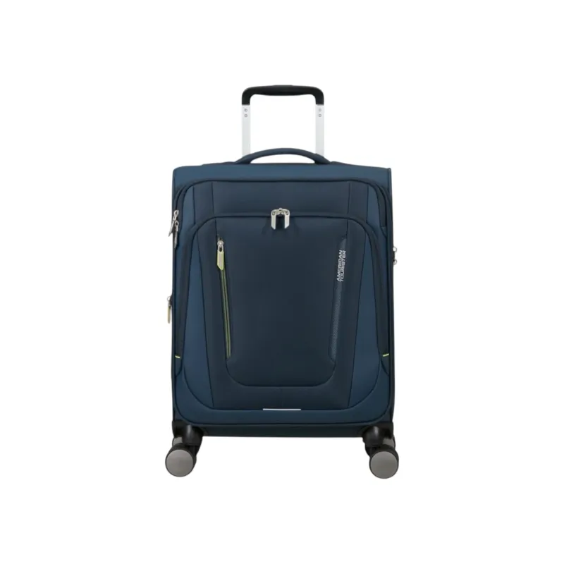 Samsonite 158076-1265 Wanderlite, Βαλίτσα Μικρή/Καμπίνας, Ύφασμα, Μπλε