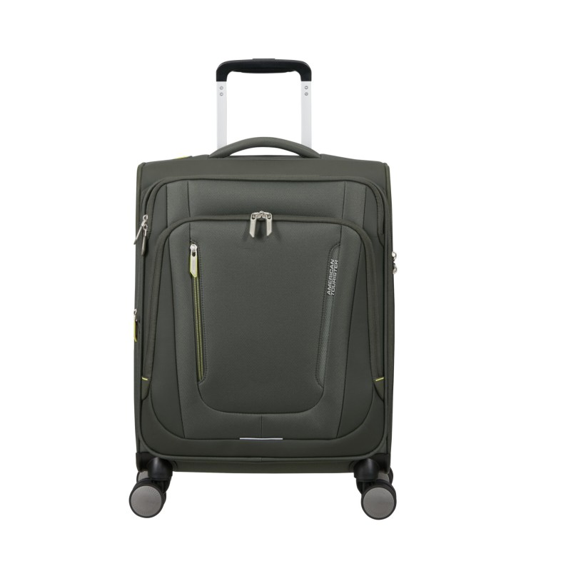 American Tourister 158076-3457 Wanderlite, Βαλίτσα Μικρή/Καμπίνας, Ύφασμα, Χακί