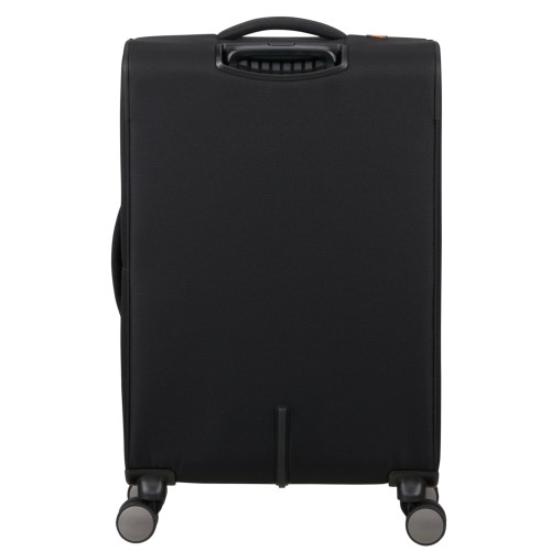 American Tourister 158077-0614 Wanderlite, Βαλίτσα Μεσαία 68 × 43 × 29cm, Ύφασμα, Μαύρο
