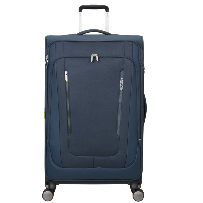 American Tourister 158078-1265 Wanderlite, Βαλίτσα Μεγάλη, Ύφασμα, Μπλε