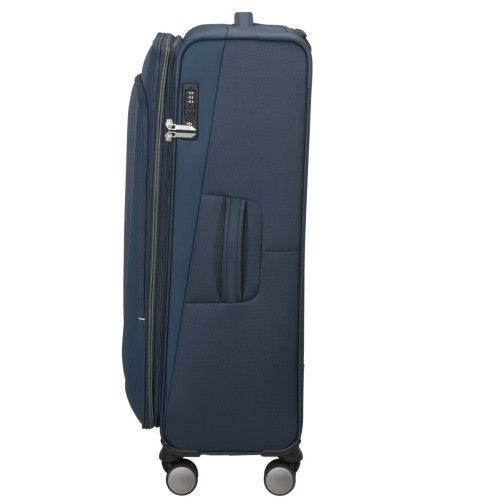 American Tourister 158078-1265 Wanderlite, Βαλίτσα Μεγάλη, Ύφασμα, Μπλε