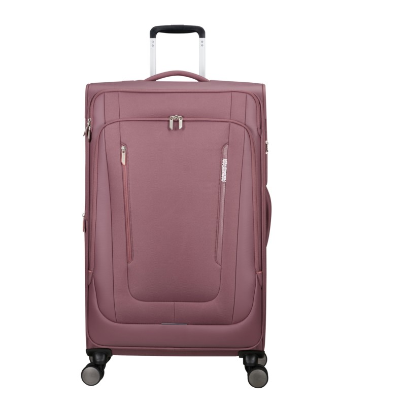 American Tourister 158078-A941 Wanderlite, Βαλίτσα Μεγάλη 79 × 48 × 31cm, Ύφασμα, Ροζ