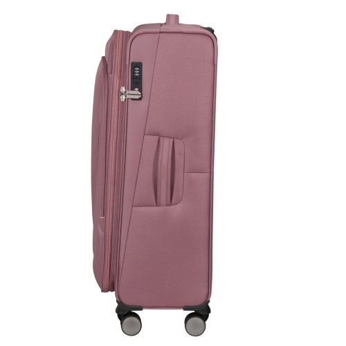American Tourister 158078-A941 Wanderlite, Βαλίτσα Μεγάλη 79 × 48 × 31cm, Ύφασμα, Ροζ