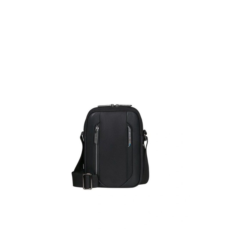 Samsonite 158116-1041 Spectrolite New, Ανδρικό Τσαντ΄ακι Χιαστί, Ύφασμα, Μαύρο