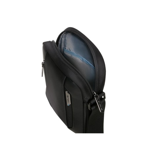 Samsonite 158116-1041 Spectrolite New, Ανδρικό Τσαντ΄ακι Χιαστί, Ύφασμα, Μαύρο