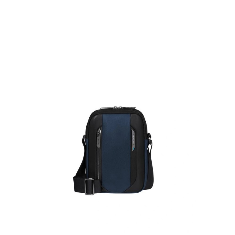 Samsonite 158116-1090 Spectrolite New, Ανδρικό Τσαντ΄ακι Χιαστί, Ύφασμα, Μπλε