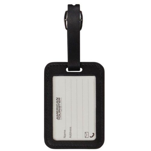 American Tourister 158736-1041 Luggage Tag, Σετ Ετικέτα Βαλίτσας, Μαύρο