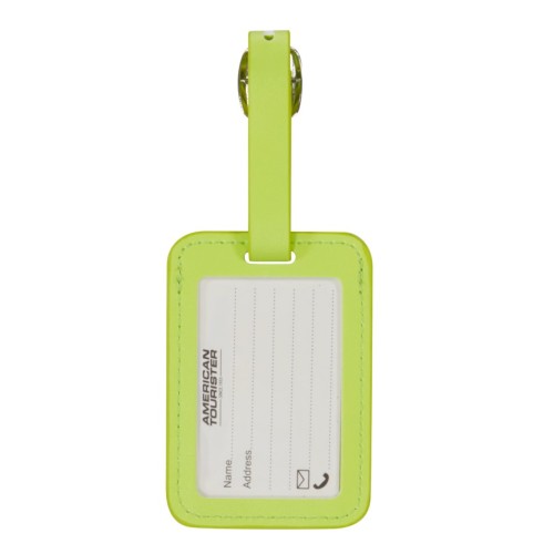 American Tourister 158736-A067 Luggage Tag, Σετ Ετικέτα Βαλίτσας, Λάιμ