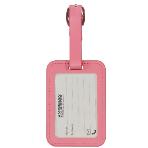 American Tourister 158736-A945 Luggage Tag, Σετ Ετικέτα Βαλίτσας, Ροζ