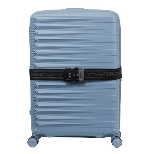 American Tourister 159207-1062 Luggage Strap, Ιμ΄αντας Βαλίτσας, Ύφασμα, Μαύρο
