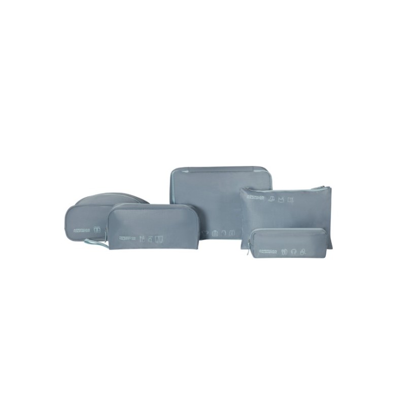 American Tourister 159210-A922 Packing Organizer, Σετ Θήκες Οργάνωσης Βαλίτσας, Ύφασμα, Μπλε