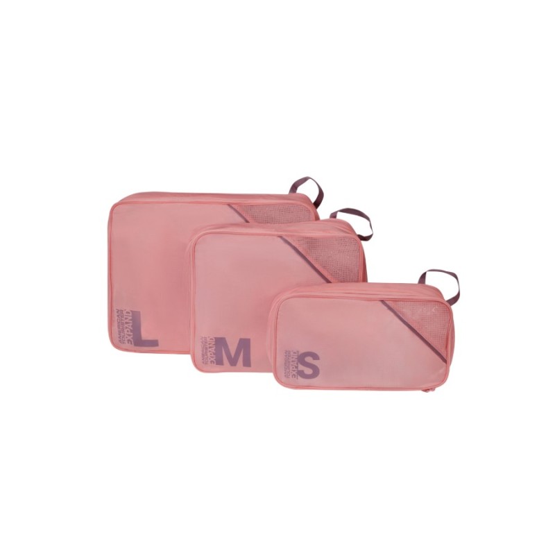 American Tourister 159211-A919 Packing Cubes, Σετ Οργάνωσης Βαλίτσας, Ύφασμα, Ροζ