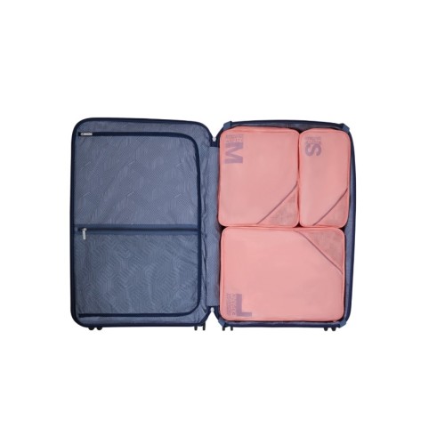 American Tourister 159211-A919 Packing Cubes, Σετ Οργάνωσης Βαλίτσας, Ύφασμα, Ροζ