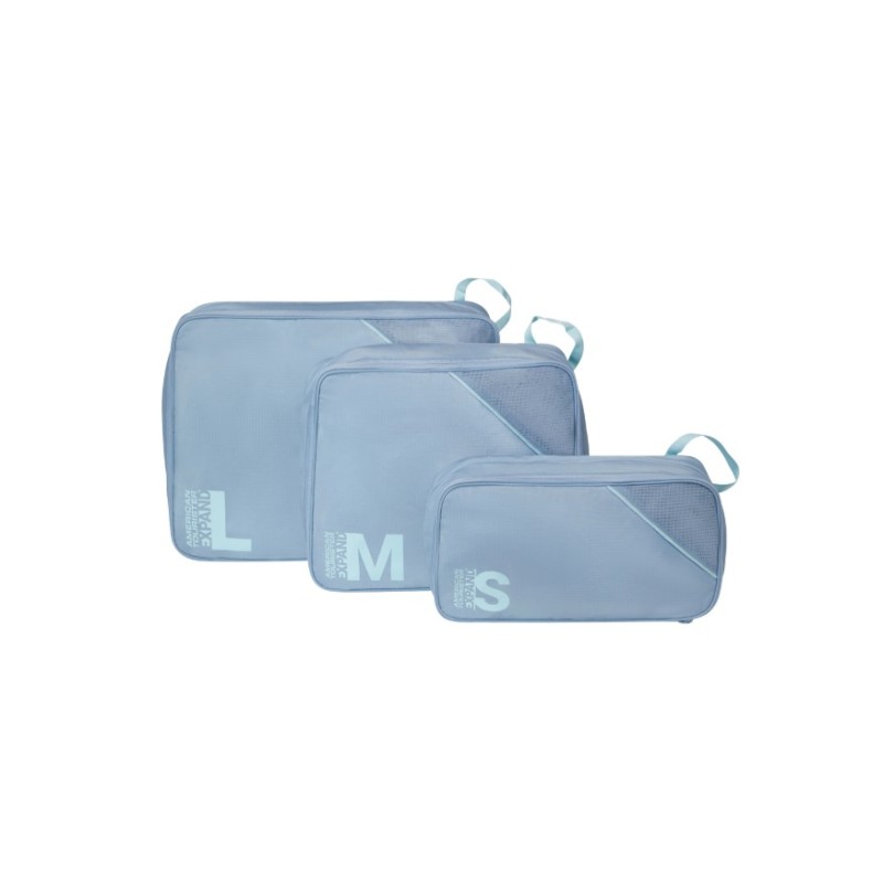 American Tourister 159211-A922 Packing Cubes, Σετ Οργάνωσης Βαλίτσας, Ύφασμα, Γαλάζιο