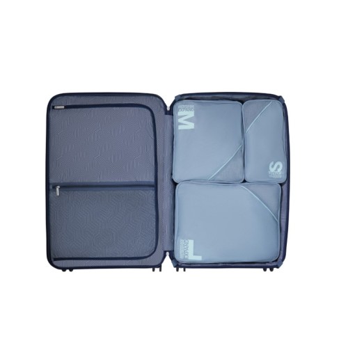 American Tourister 159211-A922 Packing Cubes, Σετ Οργάνωσης Βαλίτσας, Ύφασμα, Γαλάζιο