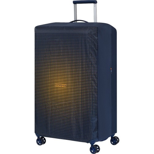 American Tourister 159213-6032, Κάλυμα Βαλίτσας Μεγάλο, Ύφασμα, Μπλε-Πορτοκαλί