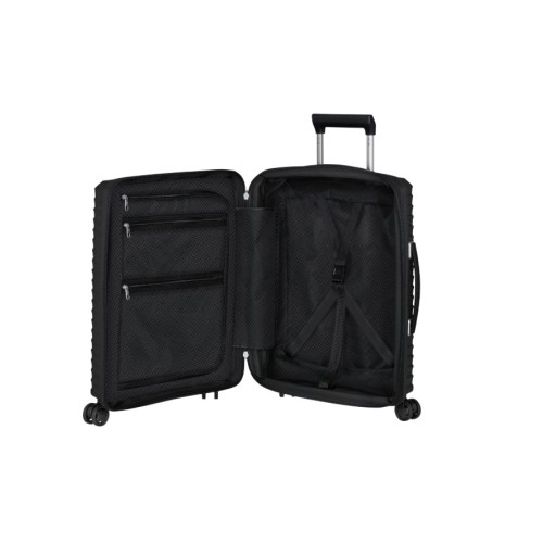Samsonite 159400-1041 Upscape Spinner,Βαλίτσα Μικρή/Καμπίνας, Πολυπροπυλένιο, Μαύρο