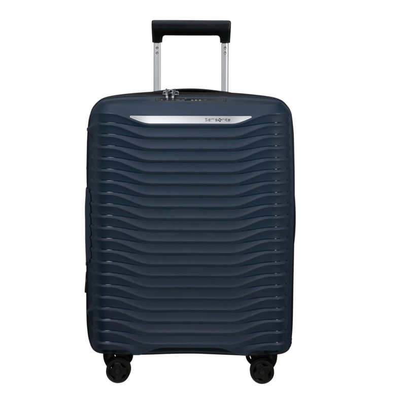 Samsonite 159400-2165 Upscape Spinner, Βαλίτσα Μικρή/Καμπίνας 55 × 40 × 20cm, Πολυπροπυλένιο, Μπλε