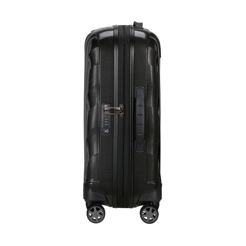 Samsonite 159482-1041 C-Lite, Βαλίτσα Μικρή/Καμπίνας, Πολυπροπυλένιο, ΑΤΑΝ, Μαύρο