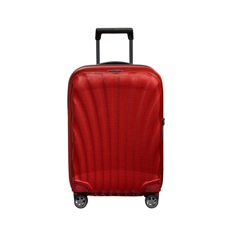 Samsonite 159482-1198 C-Lite, Βαλίτσα Μικρή/Καμπίνας, Πολυπροπυλένιο, ΑΤΑΝ, Κόκκινο