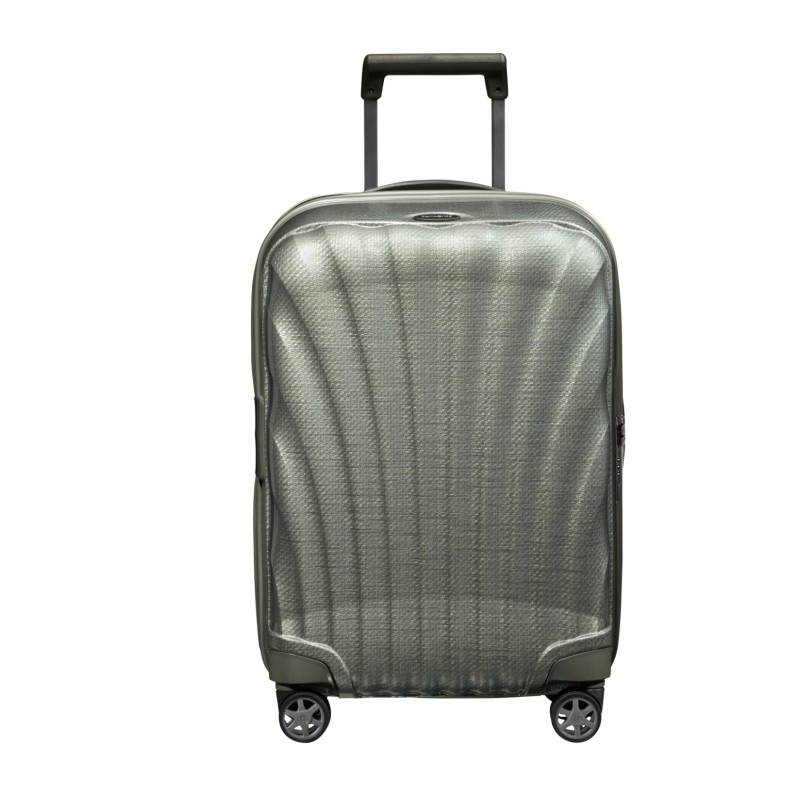 Samsonite 159482-1542 C-Lite, Βαλίτσα Μικρή/Καμπίνας, Πολυπροπυλένιο, ΑΤΑΝ, Ασημί