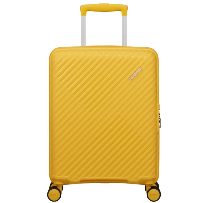 American Tourister 159573-A988 Diablast, Βαλίτσα Μικρή/Καμπίνας, Πολυπροπυλένιο, Κίτρινο