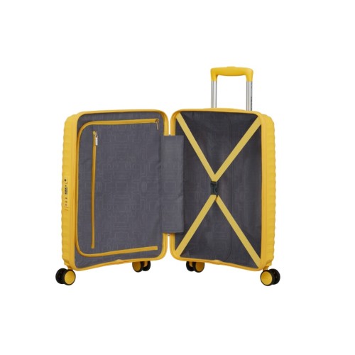 American Tourister 159573-A988 Diablast, Βαλίτσα Μικρή/Καμπίνας, Πολυπροπυλένιο, Κίτρινο