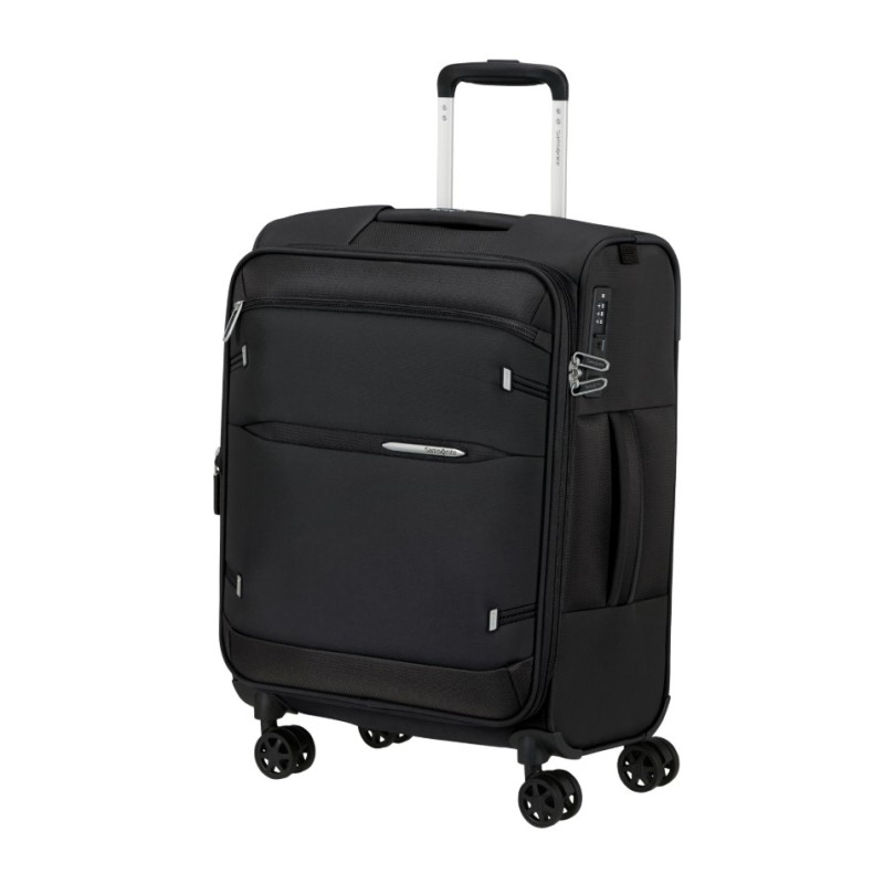 Samsonite 159919-1041 GotWist Spinner, Βαλίτσα Μικρή/Καμπίνας, 55 × 40 × 23, Ύφασμα, Μαύρο