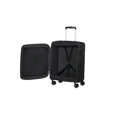 Samsonite 159919-1041 GotWist Spinner, Βαλίτσα Μικρή/Καμπίνας, 55 × 40 × 23, Ύφασμα, Μαύρο
