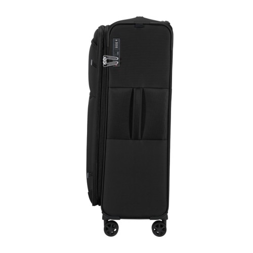 Samsonite 159921-1041 GoTwist Spinner, Βαλίτσα Μεγάλη, 78 × 48 × 31, Ύφασμα, Μα΄υρο