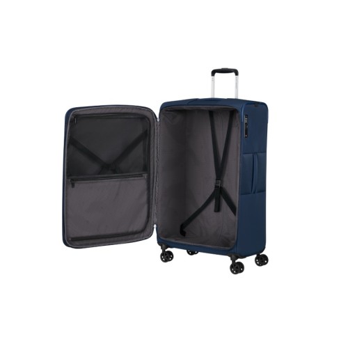 Samsonite 159921-1598 GoTwist Spinner, Βαλίτσα Μεγάλη, 78 × 48 × 31, Ύφασμα, Μπλε