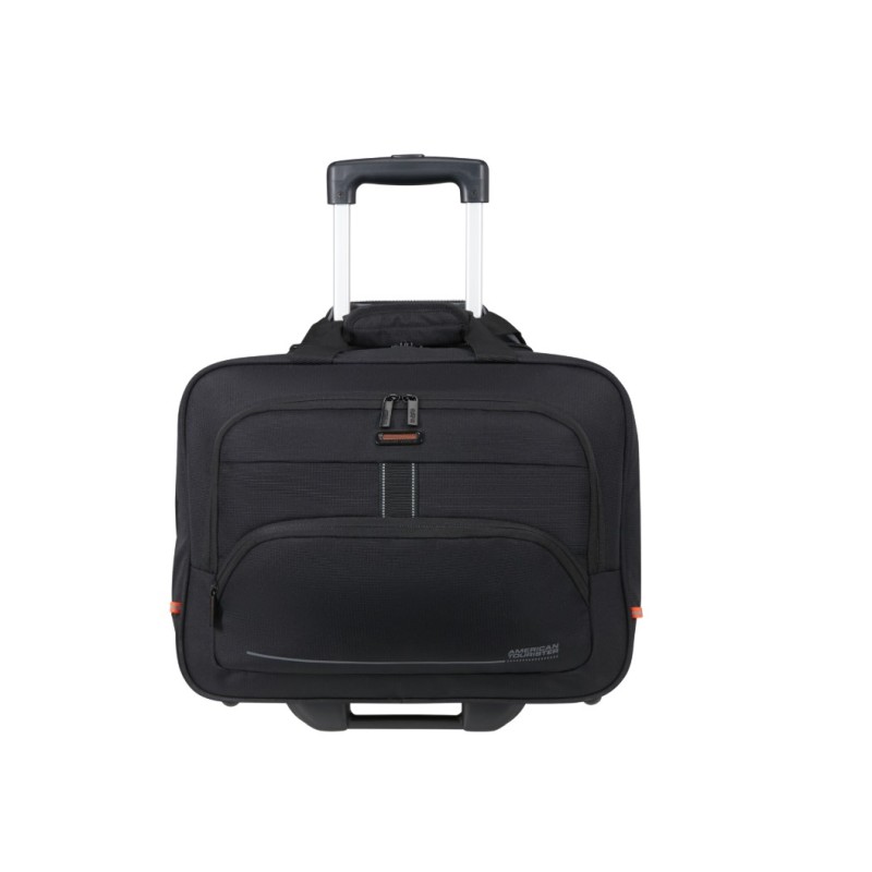 American Tourister 160126-1041 At Work Nxt, Πιλότου, Ύφασμα, Μαύρο