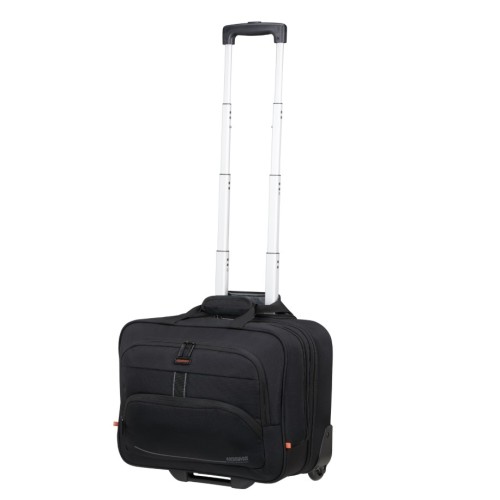 American Tourister 160126-1041 At Work Nxt, Πιλότου, Ύφασμα, Μαύρο
