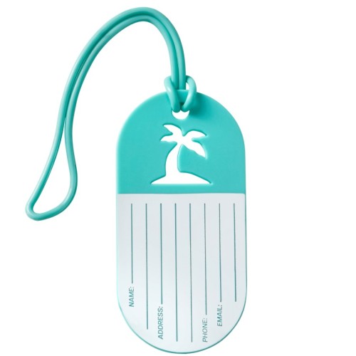 American Tourister 160387-A982 Fun Luggage Tag, Σετ Ετικέτα Βαλίτσας, Γαλάζιο