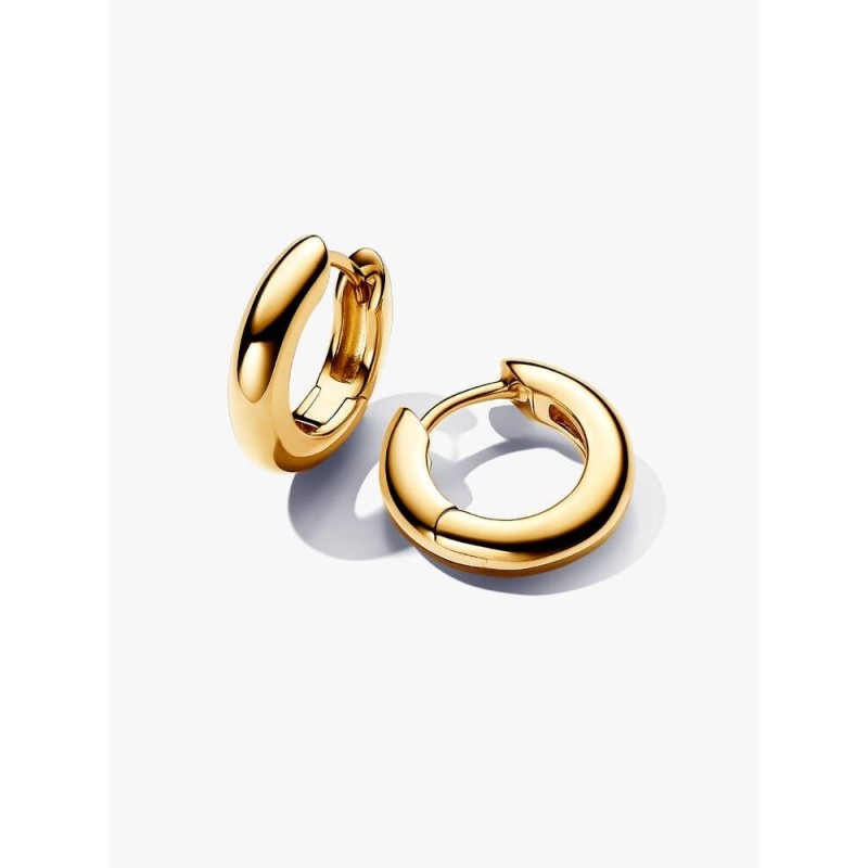 Pandora Essence 263320C00, Σκουλαρίκια, Επιχρυσωμένο Ασήμι, Στρόγγυλοι Κρίκοι