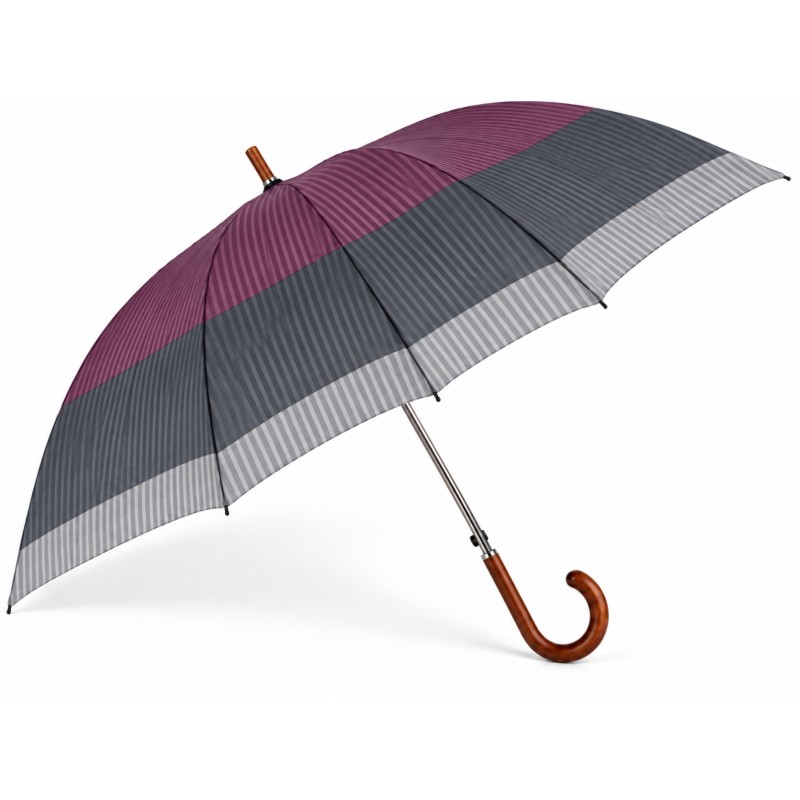 Rain A-26470 Elegance, Ομπρέλα Αυτόματη, Αντιανεμική, Μπαστούνι, Γκρι