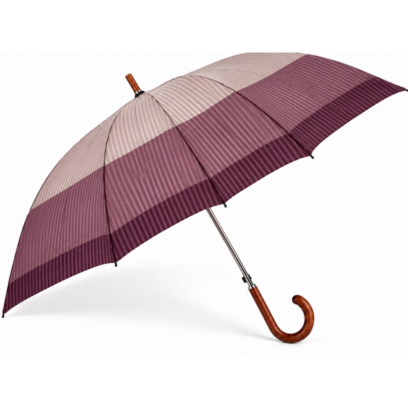 Rain A-26470 Elegance, Ομπρέλα Αυτόματη, Αντιανεμική, Μπαστούνι, Μπορντό