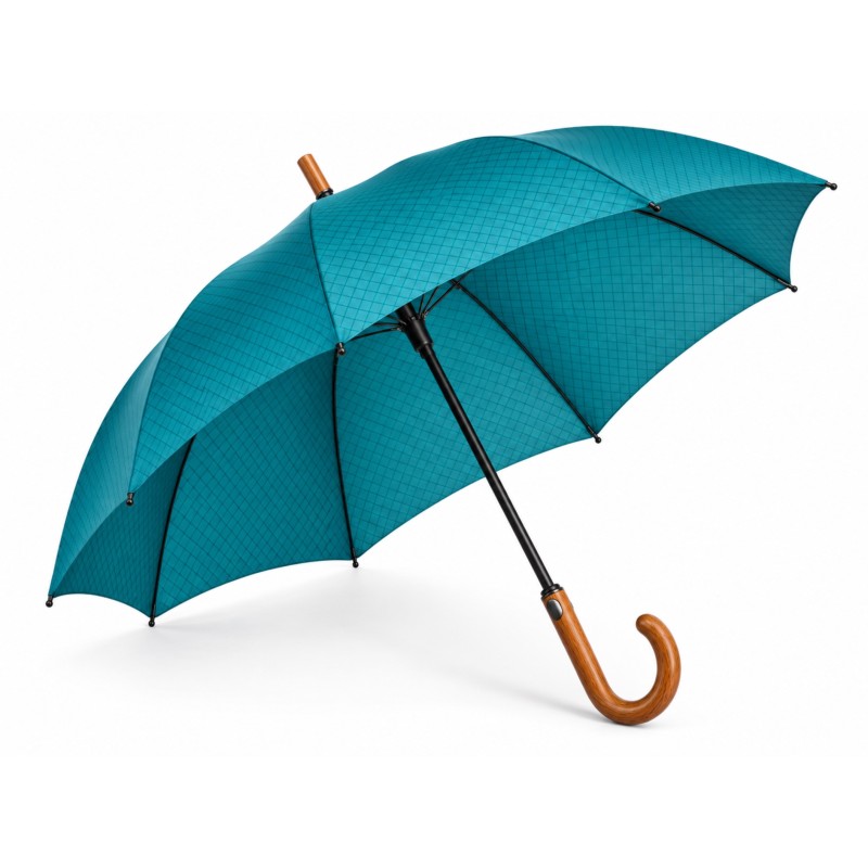 Rain A-26476 Elegance, Ομπρέλα Αυτόματη, Αντιανεμική, Μπαστούνι, Πετρόλ