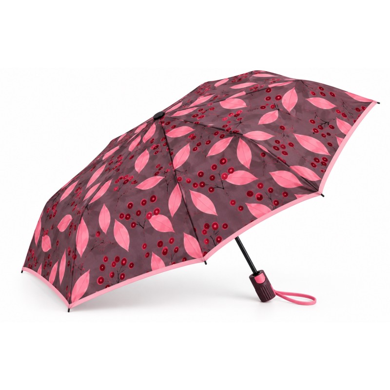 Rain A-26481 Elegance Mini, Ομπρέλα Αυτόματη, Αντιανεμική, Μπορντό