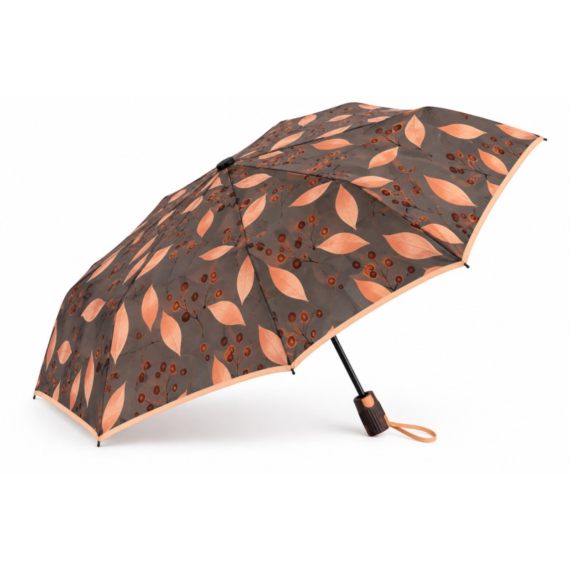 Rain A-26481 Elegance Mini, Ομπρέλα Αυτόματη, Αντιανεμική, Πορτοκαλί