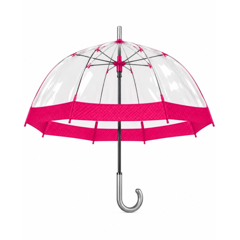 Rain A-26498 Fashion, Ομπρέλα Αντιανεμική, Μπαστούνι, Φούξια