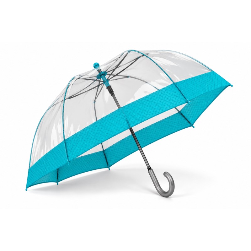 Rain A-26498 Fashion, Ομπρέλα Αντιανεμική, Μπαστούνι, Γαλάζιο