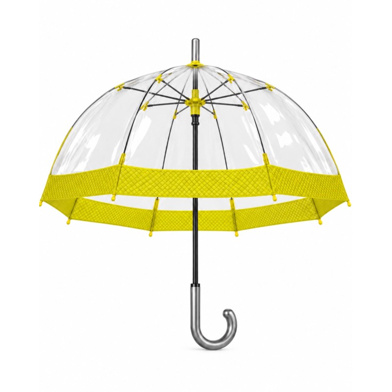 Rain A-26498 Fashion, Ομπρέλα Αντιανεμική, Μπαστούνι, Κίτρινο