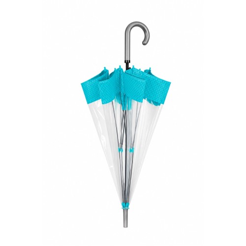 Rain A-26498 Fashion, Ομπρέλα Αντιανεμική, Μπαστούνι, Γαλάζιο