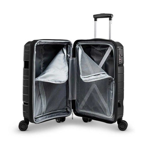 Ciak Roncato 42.104.04-01 Discovery, Βαλίτσα Μικρή/Καμπίνας 55 x 40 x 21cm, Πολυπροπυλένιο, Μαύρο